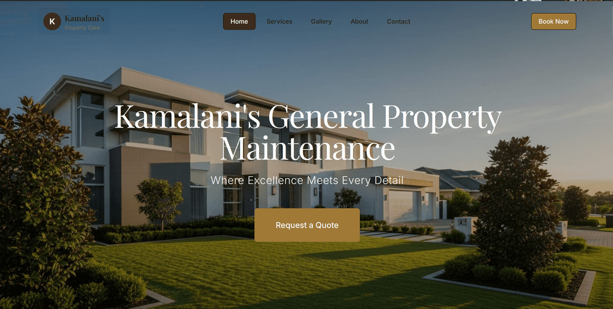 Kamalani's Property Care project